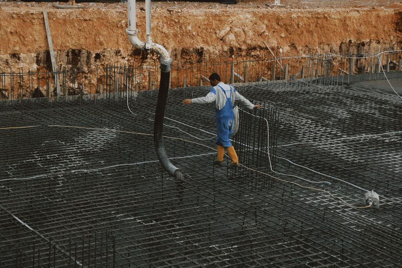 Betonáž stropu čerpadlem – Lanškroun, Monolitický strop 118 m², C 25/30